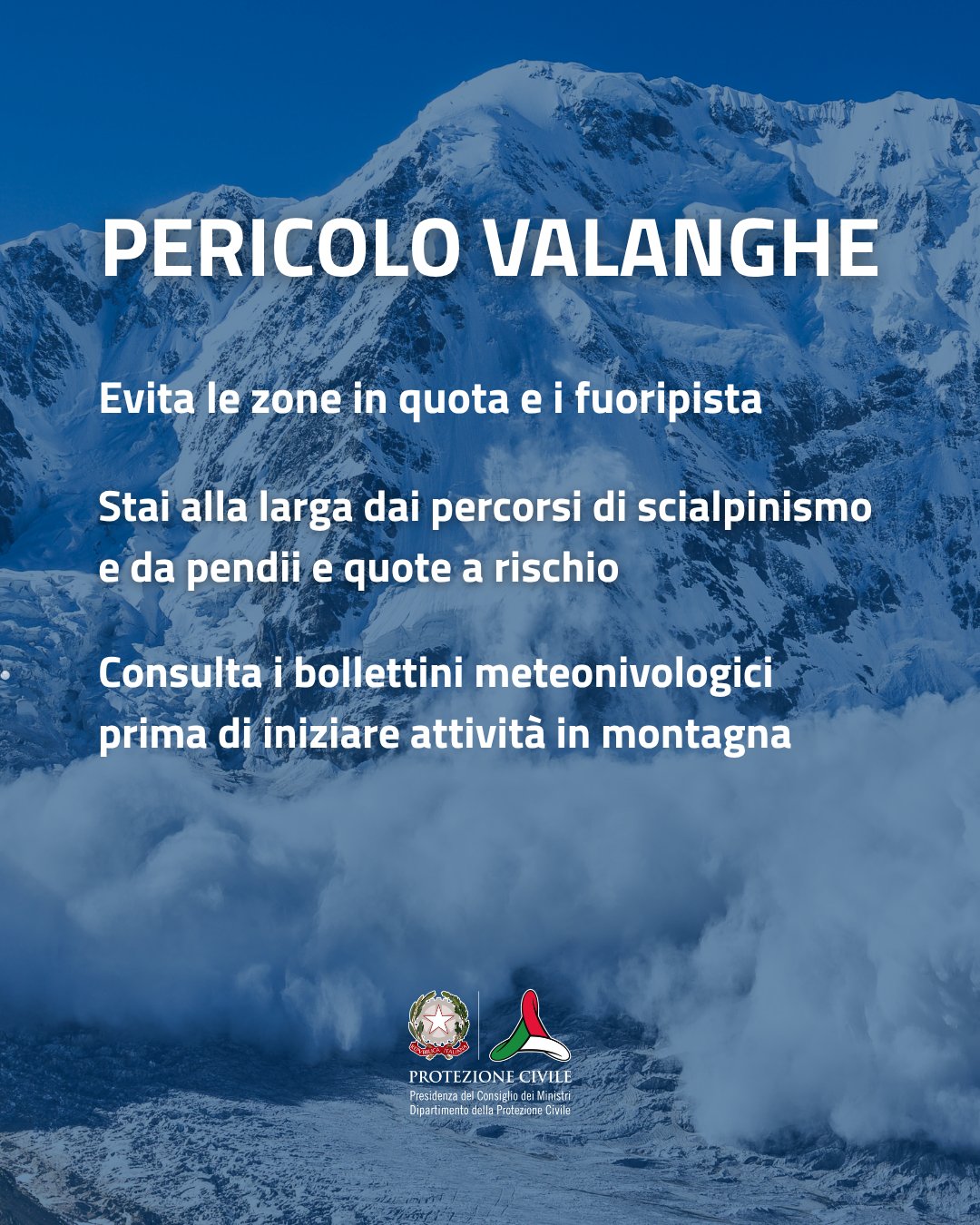 allerta valanghe dpc