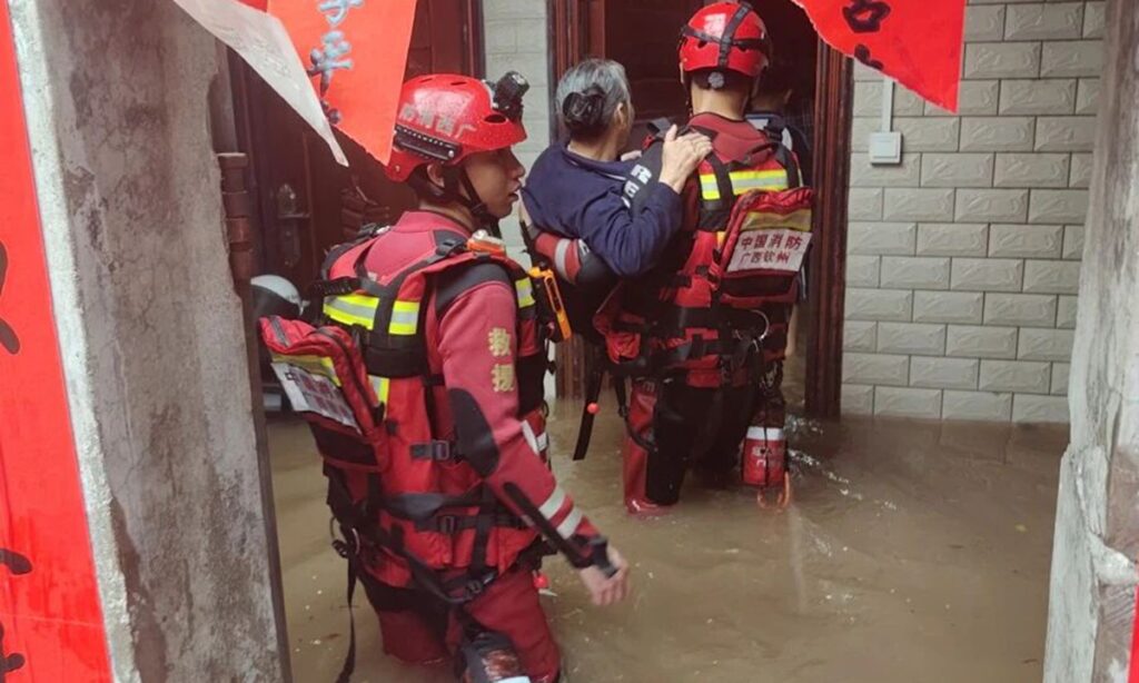 alluvione cina Qinzhou