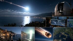 bolide la spezia notte