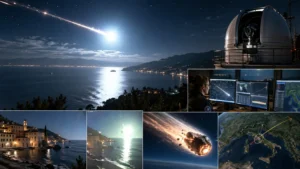 bolide la spezia notte