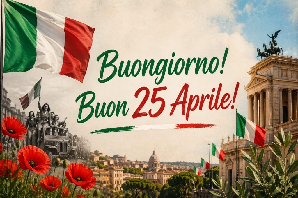 buongiorno buona festa della liberazione 2026 immagini nuove
