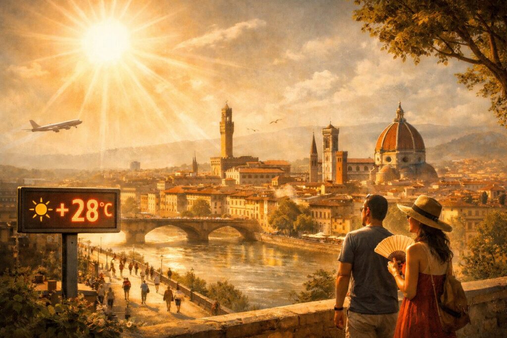 caldo oggi firenze