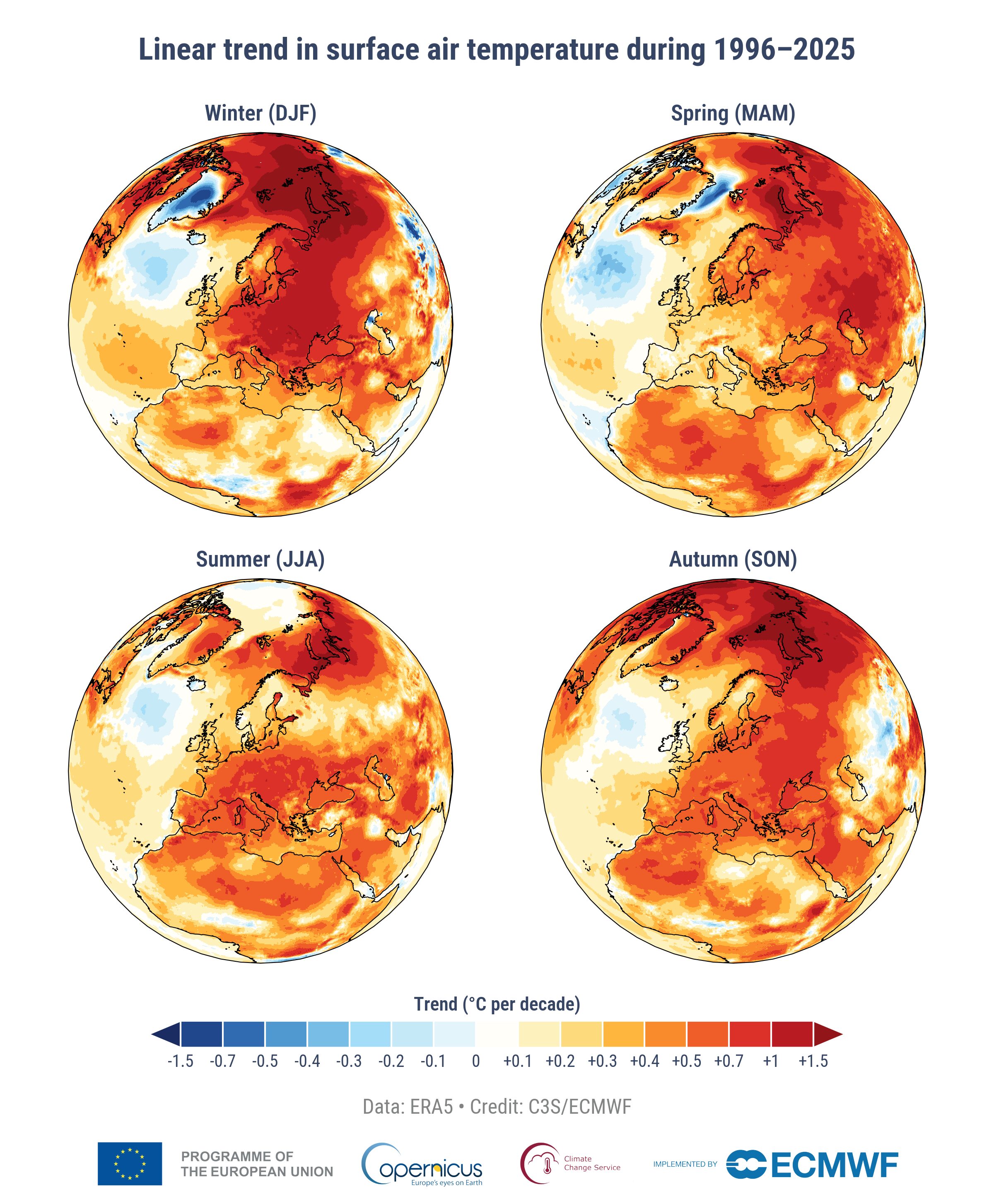 cambiamento climatico rapporto copernicus 2025