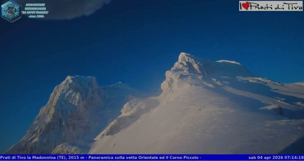 neve gran sasso 4 aprile 2026