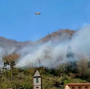 incendio alto reno appennino bolognese