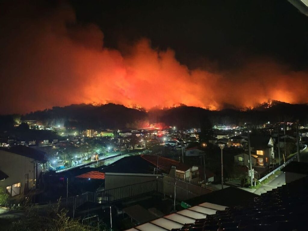 incendio giappone