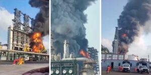 incendio raffineria messico