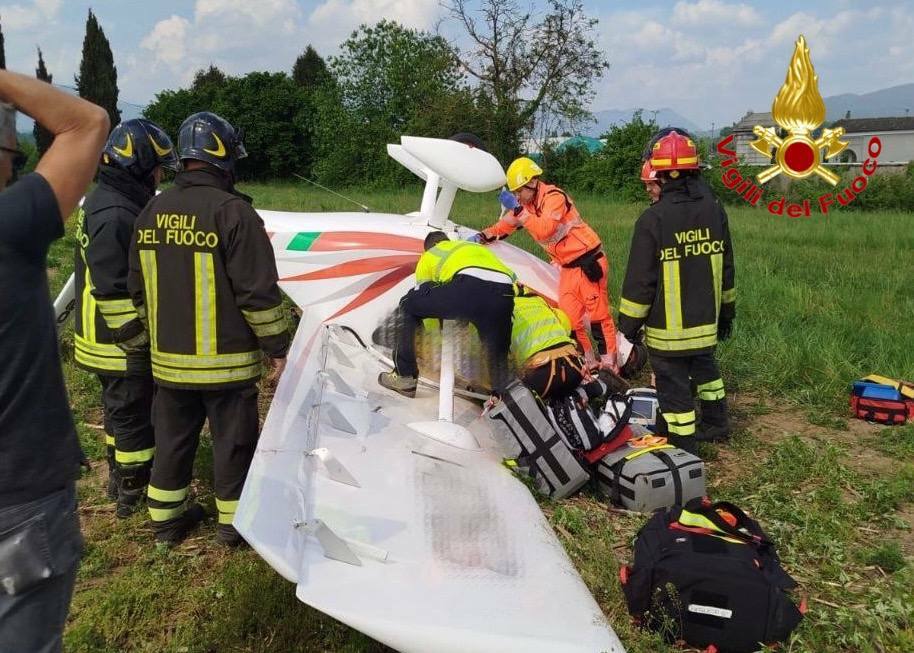 incidente ultraleggero Brebbia