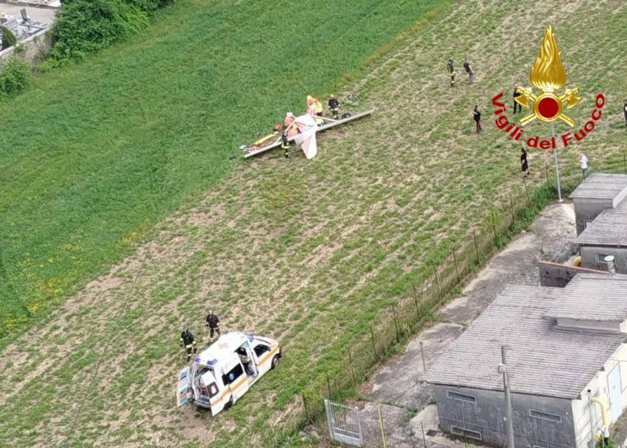 incidente ultraleggero Brebbia