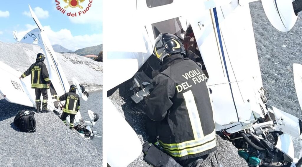 incidente ultraleggero Grisolia Lido