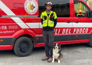 Va in pensione Lamù, il cane-eroe del ponte Morandi