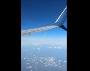 lancio artemis II aereo