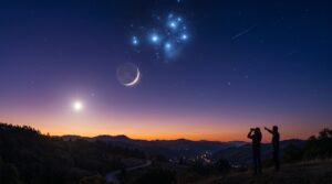 luna venere pleiadi congiunzione