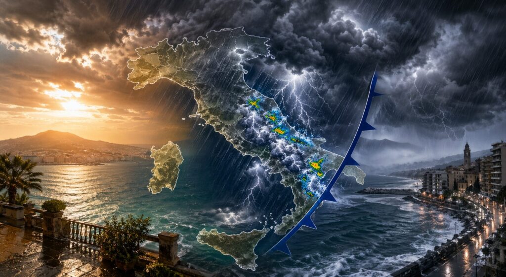 maltempo centro-sud italia