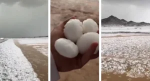 maltempo grandine arabia saudita