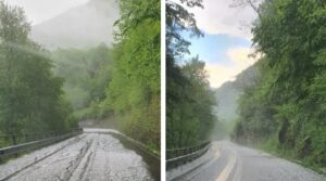 maltempo grandine laino lombardia