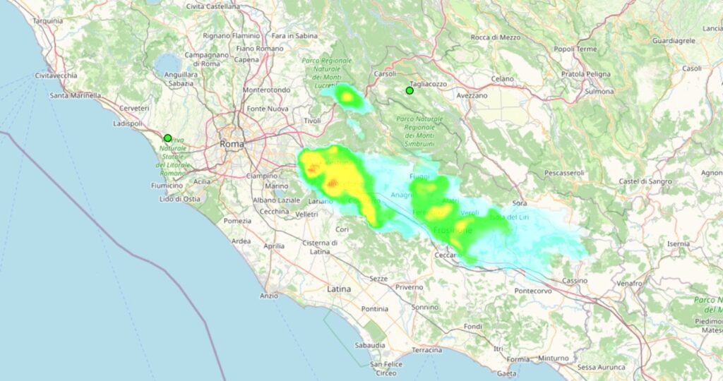 maltempo lazio