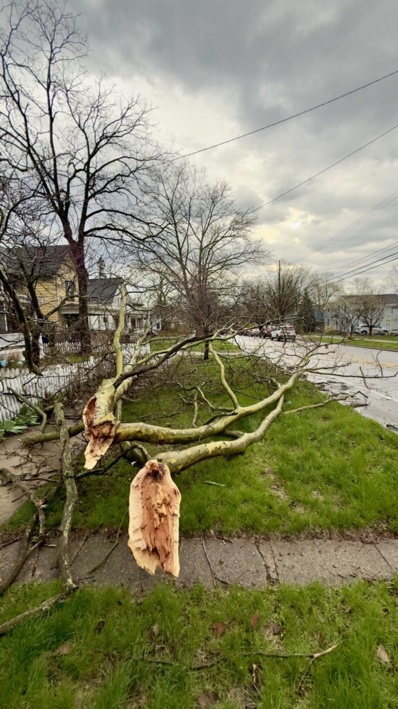 maltempo michigan USA