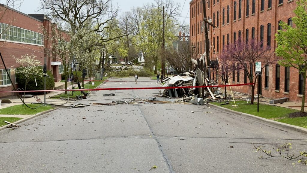 maltempo michigan USA