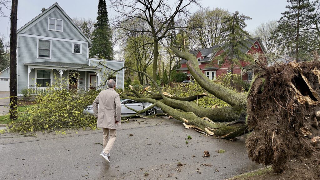 maltempo michigan USA