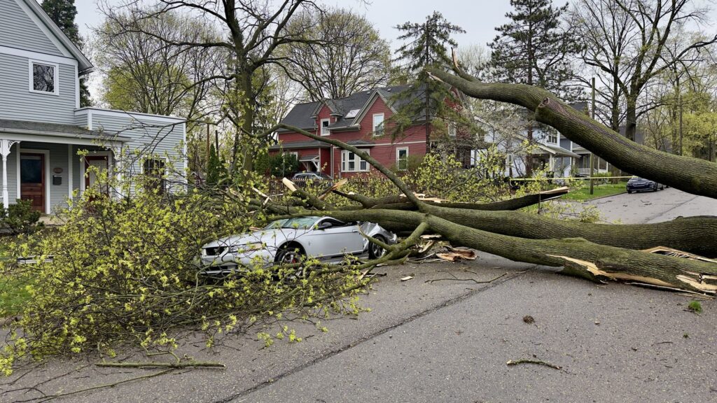 maltempo michigan USA