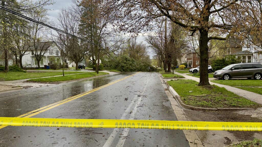 maltempo michigan USA