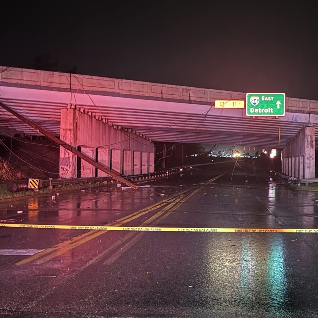 maltempo michigan USA