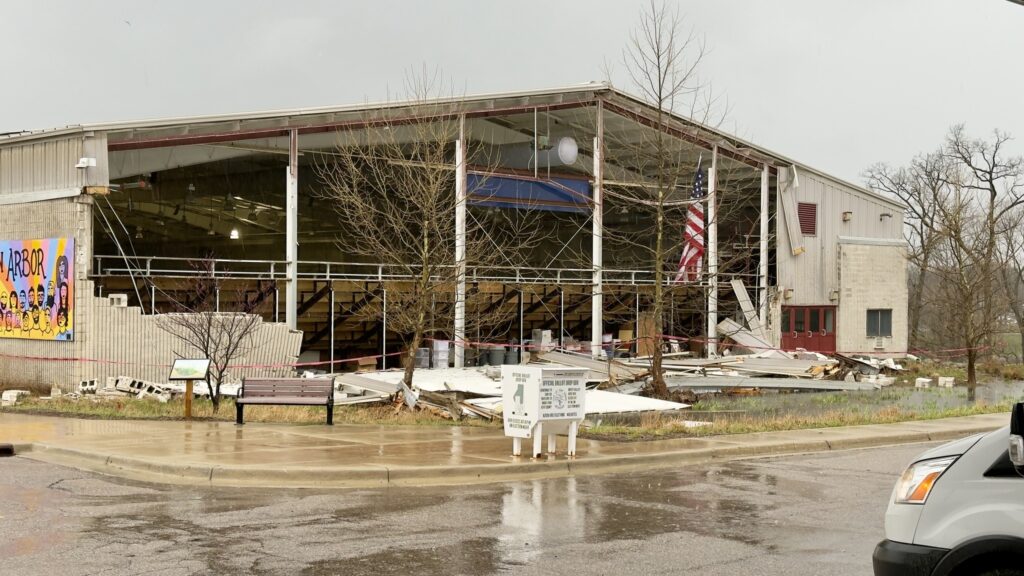 maltempo michigan USA