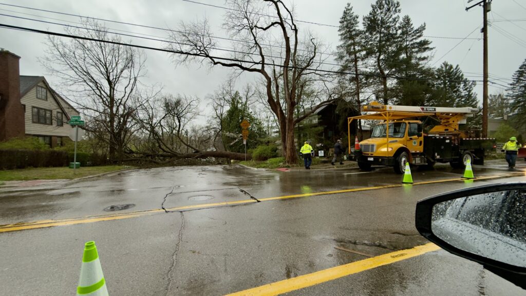 maltempo michigan USA