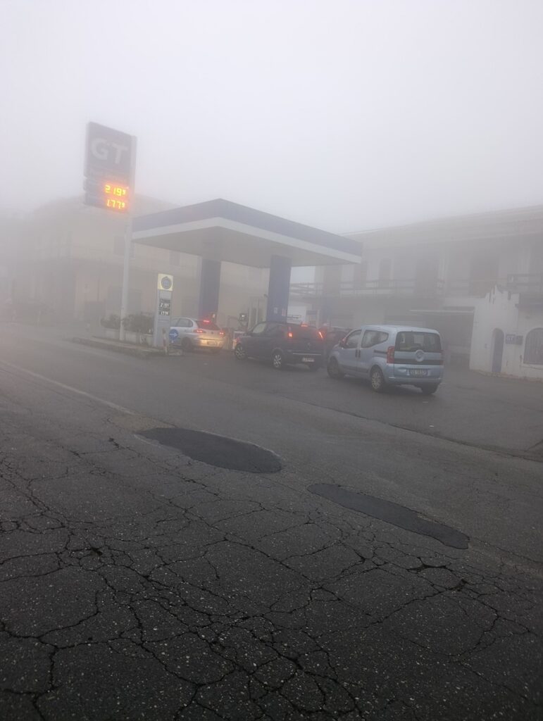 maltempo nebbia zafferana etnea