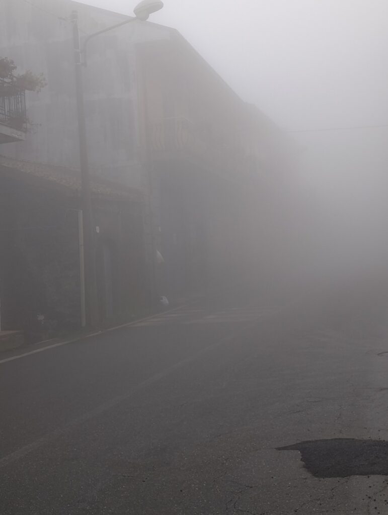 maltempo nebbia zafferana etnea
