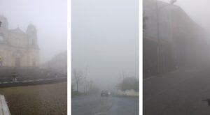 maltempo nebbia zafferana etnea