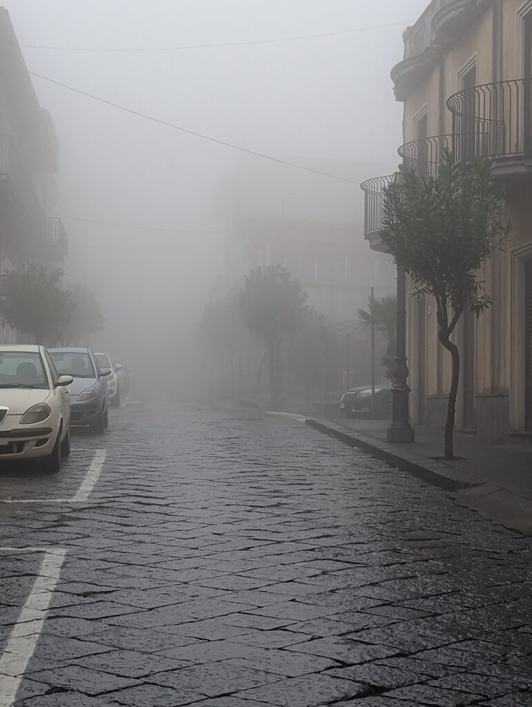 maltempo nebbia zafferana etnea