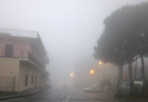 maltempo nebbia zafferana etnea