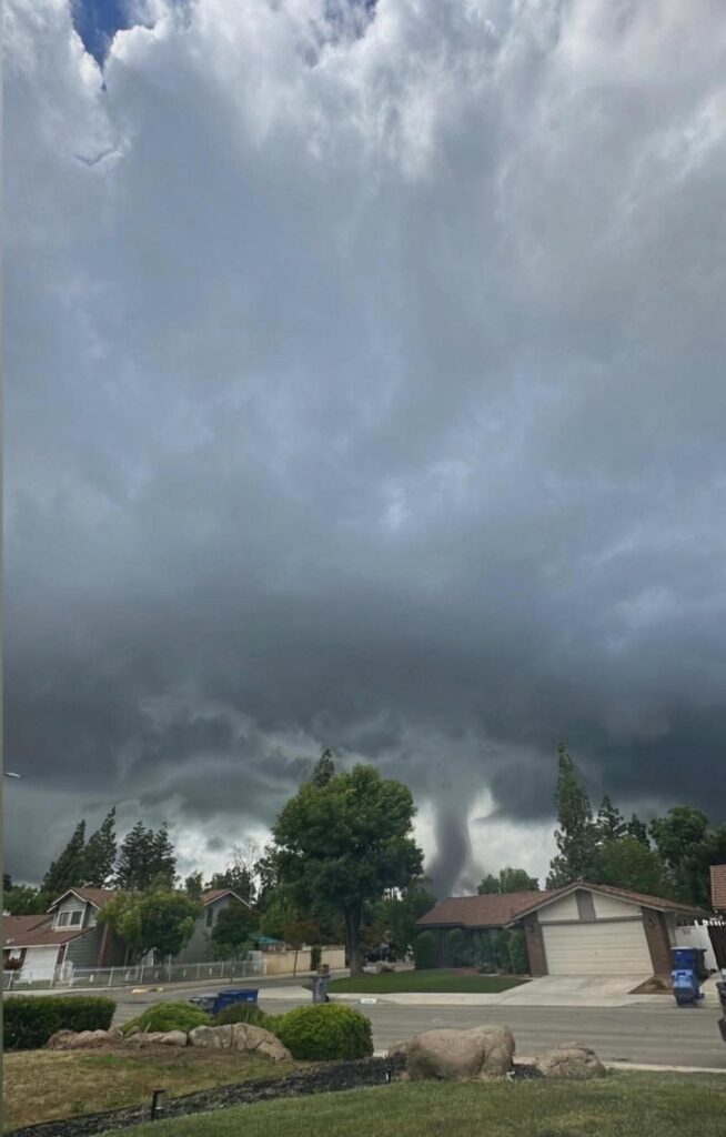 maltempo tornado california usa