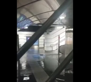 metro A allagata roma