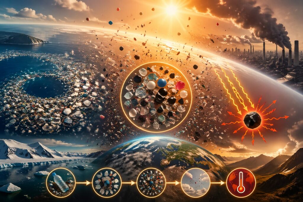 microplastiche e riscaldamento climatico