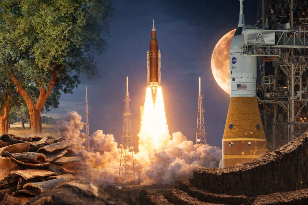 missione artemis sughero quercia Corticeira Amorim