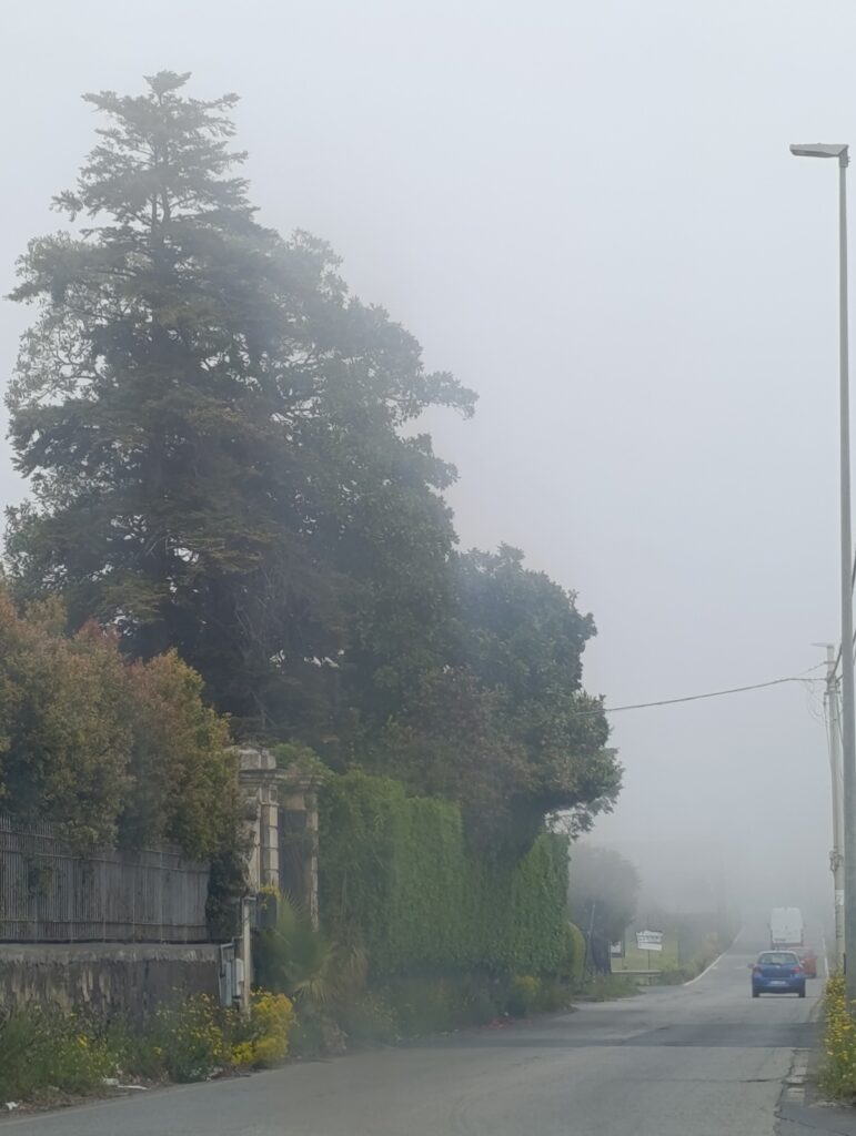 nebbia oggi paesi etnei