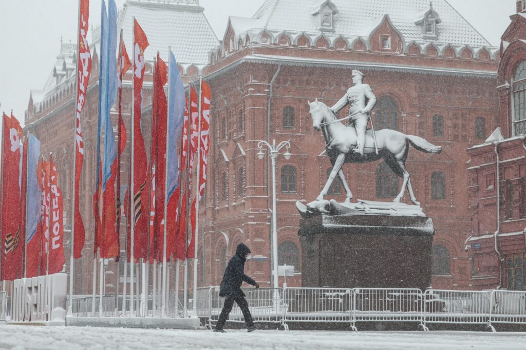 neve mosca russia