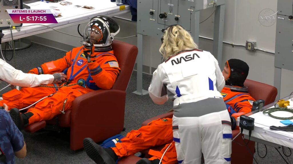 preparazione astronauti artemis