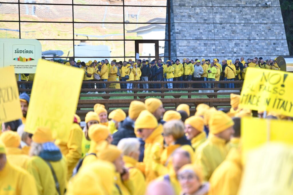 protesta coldiretti brennero