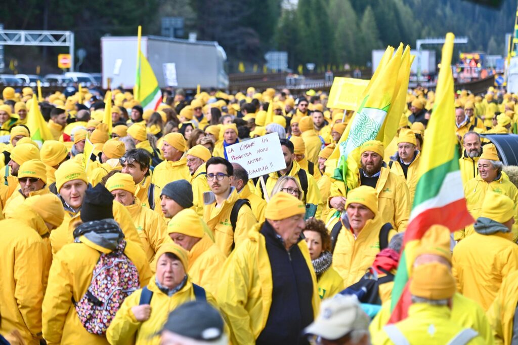 protesta coldiretti brennero