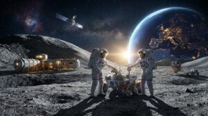 spazio cooperazione italia francia luna