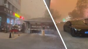 tempesta di sabbia cina