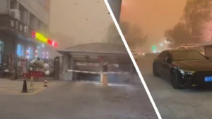 tempesta di sabbia cina