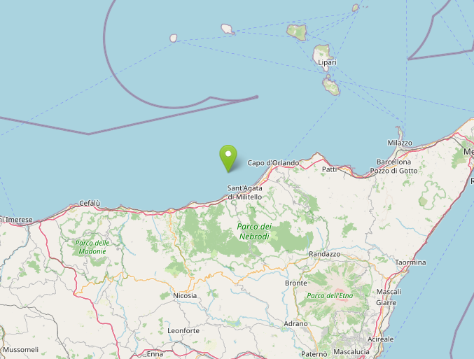 terremoto Acquedolci Sant'Agata di Militello