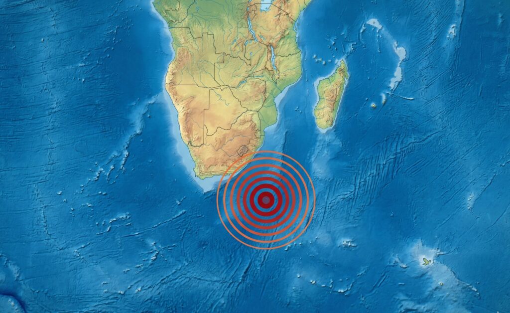 terremoto africa antartide