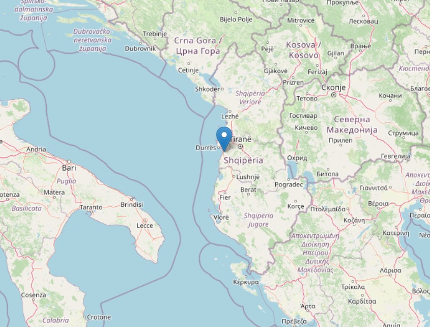 terremoto albania