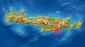 terremoto creta oggi
